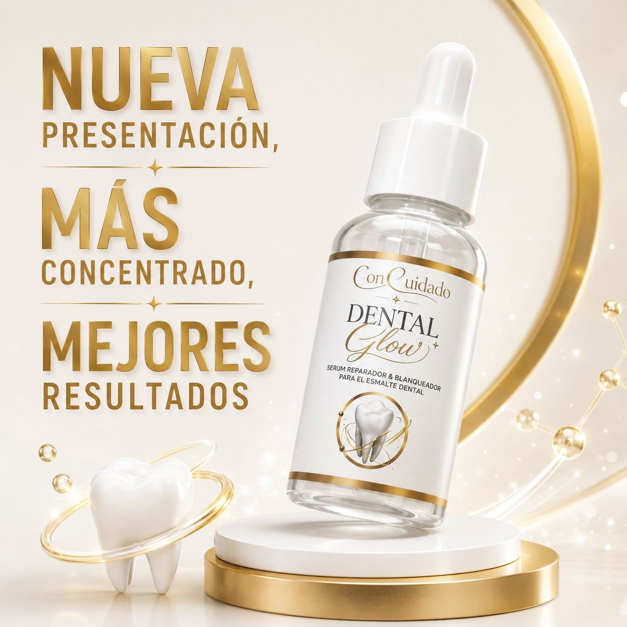 DentalGlow™ – Reparación y Blanqueamiento Total