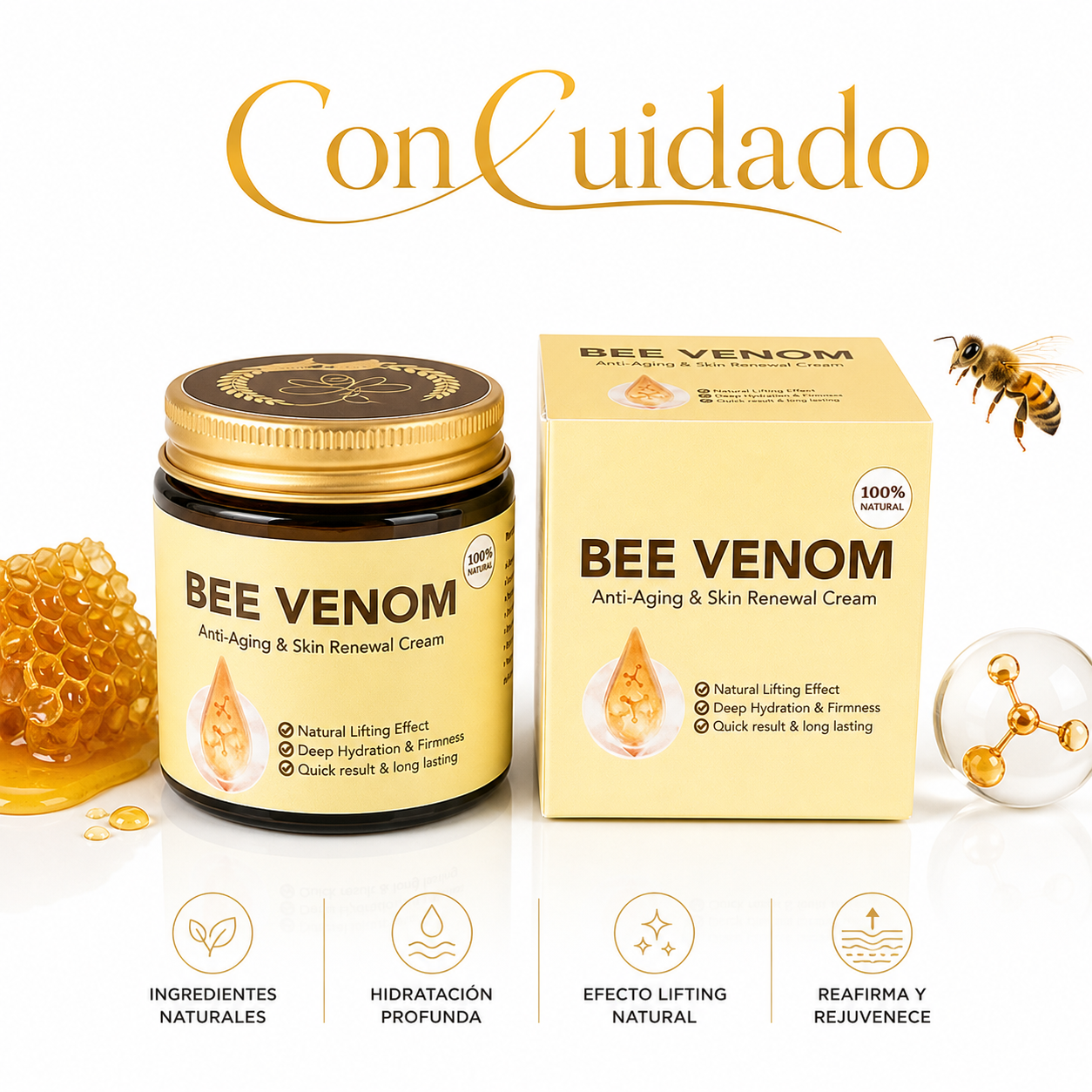 Veneno de abeja - Hidratación Profunda