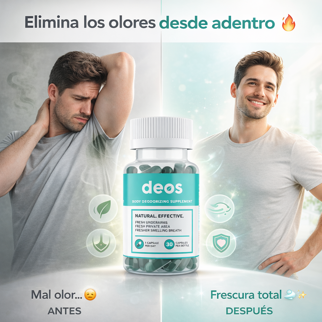 Deos Bloquea malos olores y duerme mejor toda la noche 💤🔥