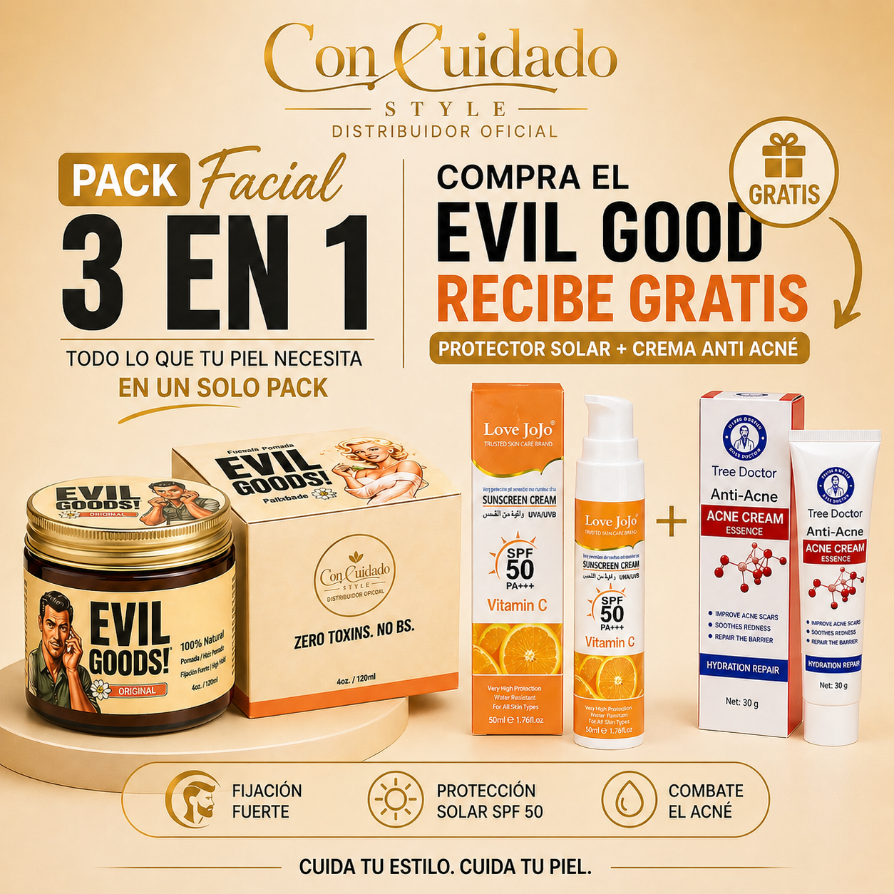 Evil Good! - Crema de sebo de Res